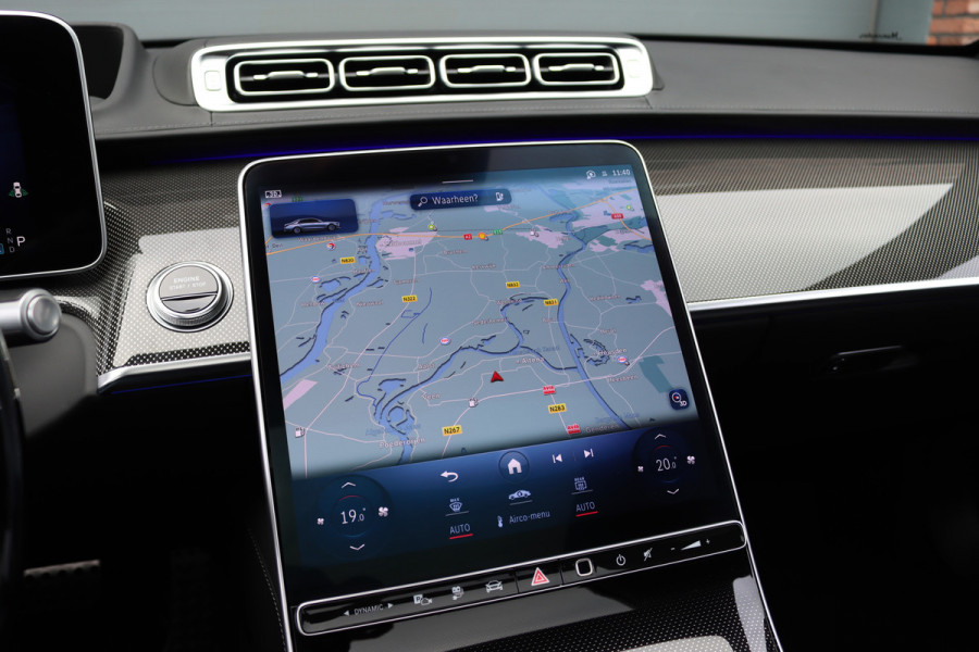 Mercedes-Benz S-Klasse 580 e Lang AMG Line Aut9 | Airmatic | Chauffeurspakket | Distronic+ | Achterasbesturing | Massage V+A | MBUX Tablet | Burmester | Vlakkenverwarming | Zonweringspakket | Luchtreinigingspakket |