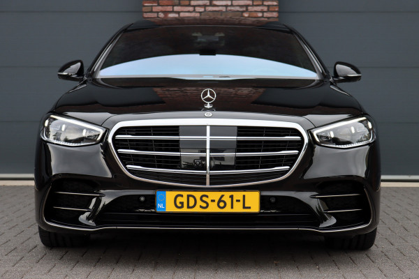 Mercedes-Benz S-Klasse 580 e Lang AMG Line Aut9 | Airmatic | Chauffeurspakket | Distronic+ | Achterasbesturing | Massage V+A | MBUX Tablet | Burmester | Vlakkenverwarming | Zonweringspakket | Luchtreinigingspakket |