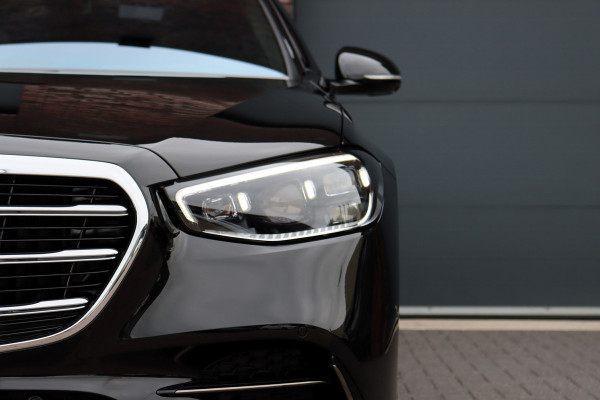 Mercedes-Benz S-Klasse 580 e Lang AMG Line Aut9 | Airmatic | Chauffeurspakket | Distronic+ | Achterasbesturing | Massage V+A | MBUX Tablet | Burmester | Vlakkenverwarming | Zonweringspakket | Luchtreinigingspakket |
