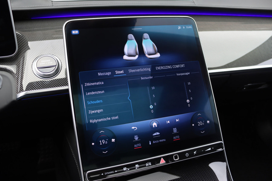 Mercedes-Benz S-Klasse 580 e Lang AMG Line Aut9 | Airmatic | Chauffeurspakket | Distronic+ | Achterasbesturing | Massage V+A | MBUX Tablet | Burmester | Vlakkenverwarming | Zonweringspakket | Luchtreinigingspakket |