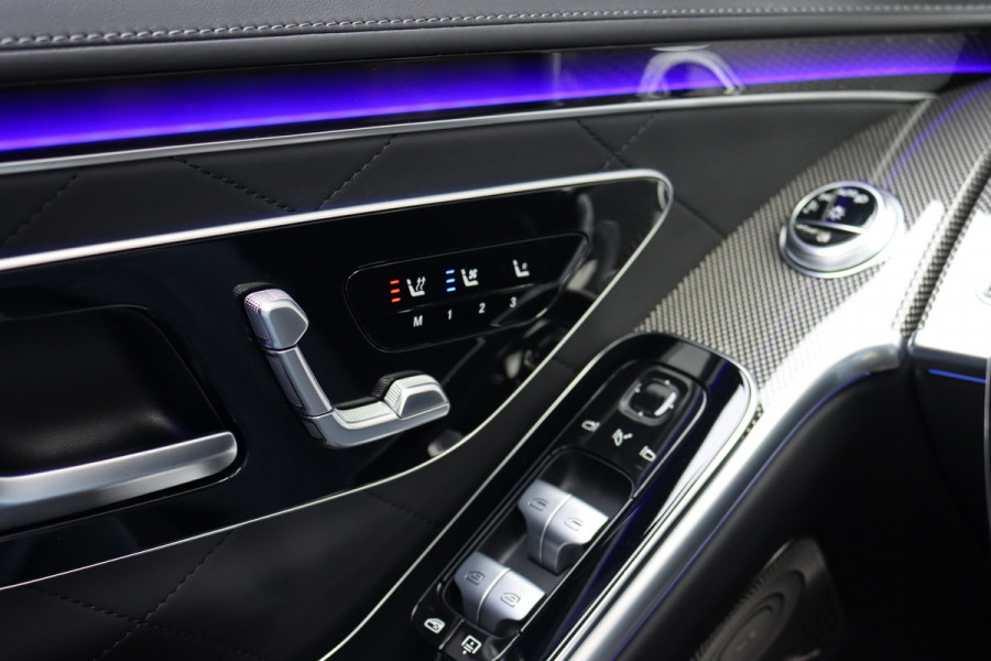Mercedes-Benz S-Klasse 580 e Lang AMG Line Aut9 | Airmatic | Chauffeurspakket | Distronic+ | Achterasbesturing | Massage V+A | MBUX Tablet | Burmester | Vlakkenverwarming | Zonweringspakket | Luchtreinigingspakket |