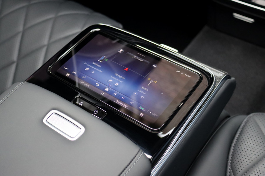 Mercedes-Benz S-Klasse 580 e Lang AMG Line Aut9 | Airmatic | Chauffeurspakket | Distronic+ | Achterasbesturing | Massage V+A | MBUX Tablet | Burmester | Vlakkenverwarming | Zonweringspakket | Luchtreinigingspakket |