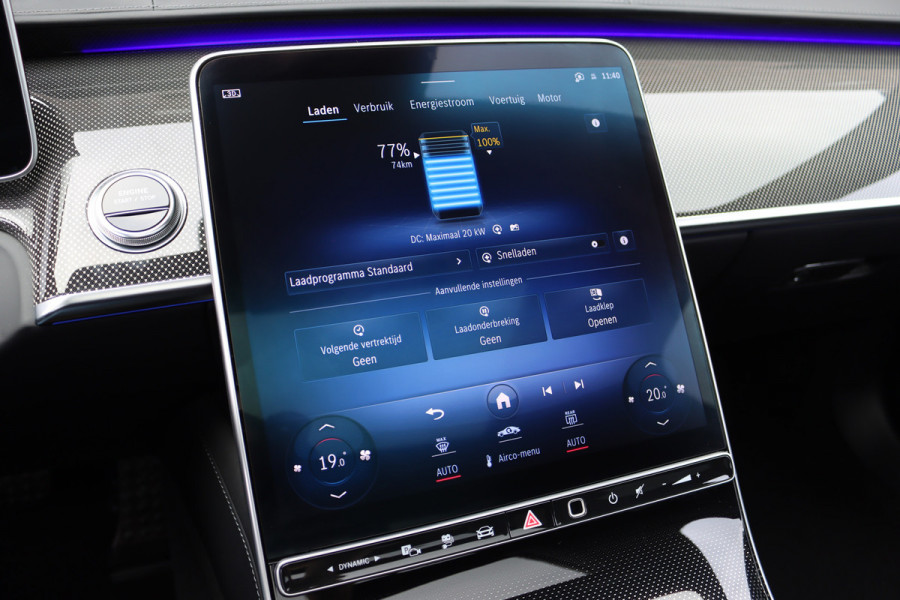 Mercedes-Benz S-Klasse 580 e Lang AMG Line Aut9 | Airmatic | Chauffeurspakket | Distronic+ | Achterasbesturing | Massage V+A | MBUX Tablet | Burmester | Vlakkenverwarming | Zonweringspakket | Luchtreinigingspakket |