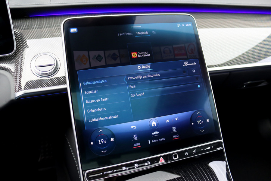 Mercedes-Benz S-Klasse 580 e Lang AMG Line Aut9 | Airmatic | Chauffeurspakket | Distronic+ | Achterasbesturing | Massage V+A | MBUX Tablet | Burmester | Vlakkenverwarming | Zonweringspakket | Luchtreinigingspakket |