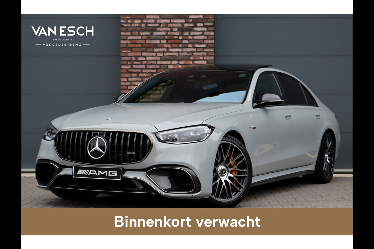 Mercedes-Benz S-Klasse AMG 63 S E Performance 'Edition 1' Aut9 | 802pk | Achterasbesturing | Keramisch | Distronic+ | Chauffeurspakket | Entertainmentpakket Achter | Stoelventilatie V+A | Vlakkenverwarming | Zonweringspakket | Mercedes-Benz S-Klasse AMG 63 S E Performance 'Edition 1' Aut9 | 802pk | Achterasbesturing | Keramisch | Distronic+ | Chauffeurspakket | Entertainmentpakket Achter | Stoelventilatie V+A | Vlakkenverwarming | Zonweringspakket |