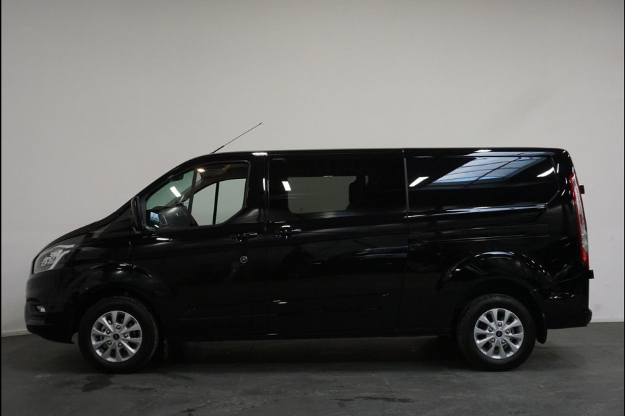 Ford Transit Custom 300 2.0 TDCI L2H1 Limited Dubbele cabine Navi| Airco| 2 Schuifdeuren | Trekhaak| PDC| Carplay| DAB|