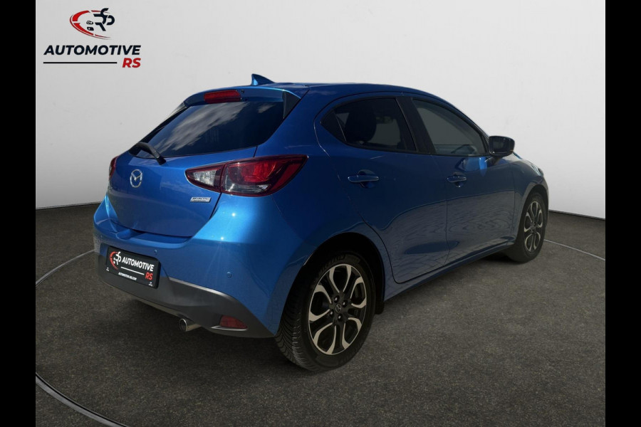 Mazda 2 1.5 Skyactiv-G GT-M |Navi|LED|CarPlay/android auto|Dodehoek|Keyless|PDC+Cam|Stoelverwarming|HUD|Parkeerhulp|Clima|