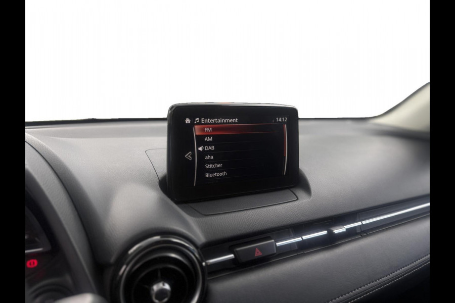 Mazda 2 1.5 Skyactiv-G GT-M |Navi|LED|CarPlay/android auto|Dodehoek|Keyless|PDC+Cam|Stoelverwarming|HUD|Parkeerhulp|Clima|