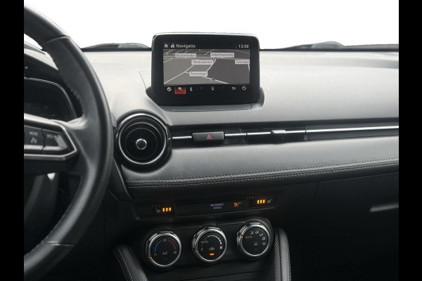 Mazda 2 1.5 Skyactiv-G GT-M |Navi|LED|CarPlay/android auto|Dodehoek|Keyless|PDC+Cam|Stoelverwarming|HUD|Parkeerhulp|Clima|