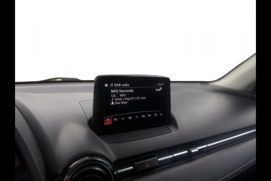 Mazda 2 1.5 Skyactiv-G GT-M |Navi|LED|CarPlay/android auto|Dodehoek|Keyless|PDC+Cam|Stoelverwarming|HUD|Parkeerhulp|Clima|