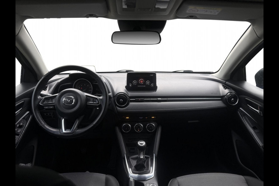 Mazda 2 1.5 Skyactiv-G GT-M |Navi|LED|CarPlay/android auto|Dodehoek|Keyless|PDC+Cam|Stoelverwarming|HUD|Parkeerhulp|Clima|