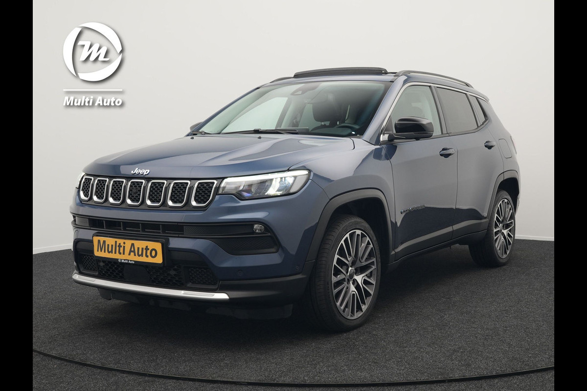 Jeep Compass 4xe 240 Plug-in Hybrid Electric S 240pk Dealer O.H PHEV | Panodak | Adaptive Cruise | 360 Camera | Lederen Sportstoelen Memory & Verwarmd | Apple Carplay | Navigatie | Blis | Virtual | DAB | Jeep Compass 4xe 240 Plug-in Hybrid Electric S 240pk Dealer O.H PHEV | Panodak | Adaptive Cruise | 360 Camera | Lederen Sportstoelen Memory & Verwarmd | Apple Carplay | Navigatie | Blis | Virtual | DAB |