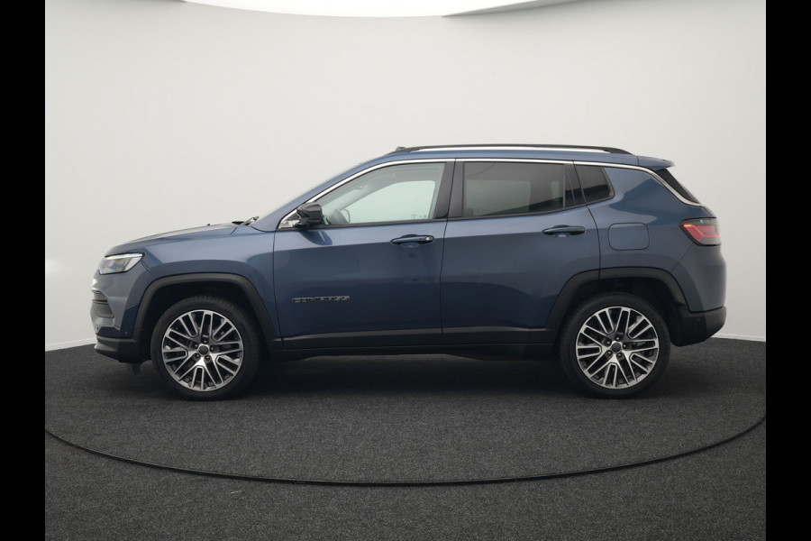 Jeep Compass 4xe 240 Plug-in Hybrid Electric S 240pk Dealer O.H PHEV | Panodak | Adaptive Cruise | 360 Camera | Lederen Sportstoelen Memory & Verwarmd | Apple Carplay | Navigatie | Blis | Virtual | DAB |
