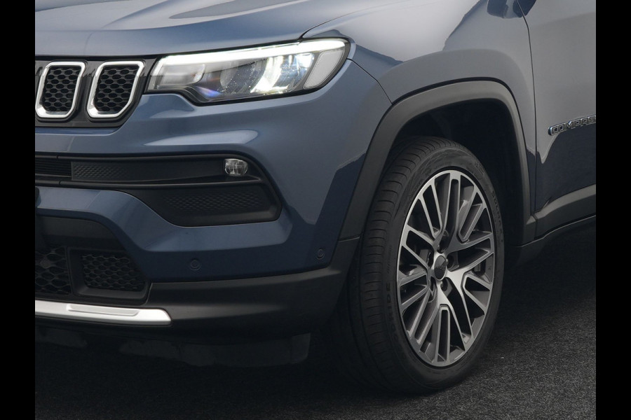 Jeep Compass 4xe 240 Plug-in Hybrid Electric S 240pk Dealer O.H PHEV | Panodak | Adaptive Cruise | 360 Camera | Lederen Sportstoelen Memory & Verwarmd | Apple Carplay | Navigatie | Blis | Virtual | DAB |