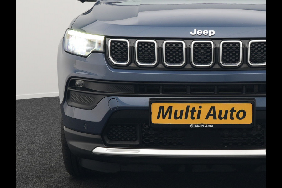 Jeep Compass 4xe 240 Plug-in Hybrid Electric S 240pk Dealer O.H PHEV | Panodak | Adaptive Cruise | 360 Camera | Lederen Sportstoelen Memory & Verwarmd | Apple Carplay | Navigatie | Blis | Virtual | DAB |