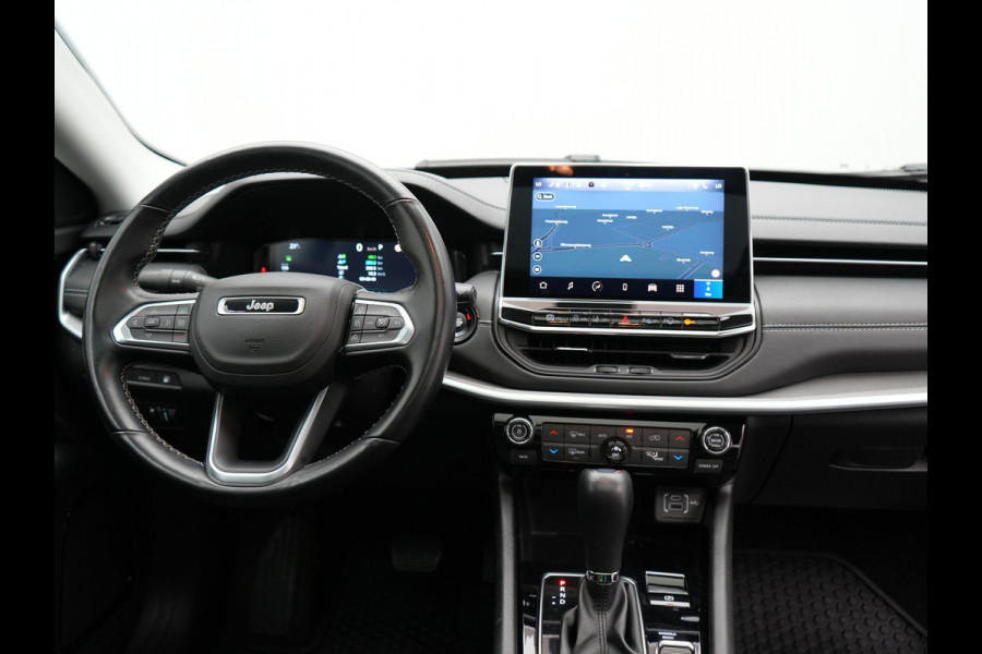Jeep Compass 4xe 240 Plug-in Hybrid Electric S 240pk Dealer O.H PHEV | Panodak | Adaptive Cruise | 360 Camera | Lederen Sportstoelen Memory & Verwarmd | Apple Carplay | Navigatie | Blis | Virtual | DAB |
