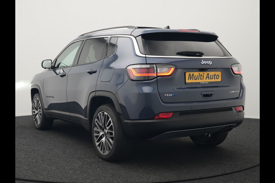 Jeep Compass 4xe 240 Plug-in Hybrid Electric S 240pk Dealer O.H PHEV | Panodak | Adaptive Cruise | 360 Camera | Lederen Sportstoelen Memory & Verwarmd | Apple Carplay | Navigatie | Blis | Virtual | DAB |