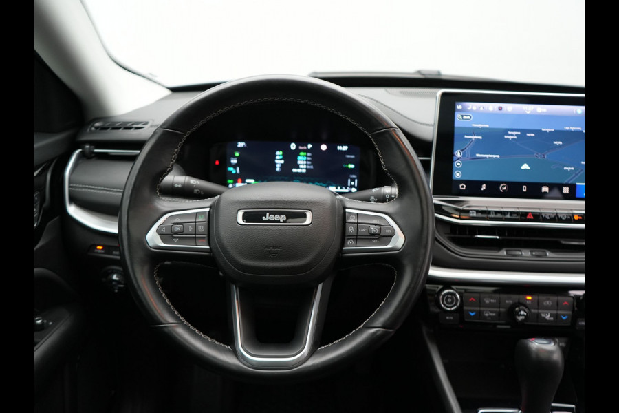 Jeep Compass 4xe 240 Plug-in Hybrid Electric S 240pk Dealer O.H PHEV | Panodak | Adaptive Cruise | 360 Camera | Lederen Sportstoelen Memory & Verwarmd | Apple Carplay | Navigatie | Blis | Virtual | DAB |