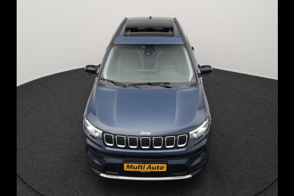 Jeep Compass 4xe 240 Plug-in Hybrid Electric S 240pk Dealer O.H PHEV | Panodak | Adaptive Cruise | 360 Camera | Lederen Sportstoelen Memory & Verwarmd | Apple Carplay | Navigatie | Blis | Virtual | DAB |
