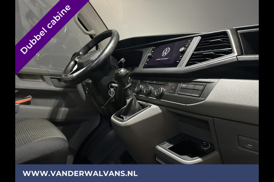 Volkswagen Transporter 2.0 TDI L2H1 Dubbele Cabine Euro6 Airco | 5-Zits | Navigatie | Trekhaak | Apple Carplay Android Auto, Cruisecontrol, Parkeersensoren