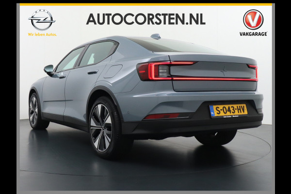 Polestar 2 Long Range 78kWh Carplay Android Auto Cruise Control Keyless Navi Ecc 360°Camera 19"LM Led-Pixel PDC Elektr.Klep Google Maps Blindspot Monitoring Stoelverwarming Regen-Lichtsensor Virtual-Cockpit Hill-Assist Lane Assist Origineel Nederlandse Auto Tot 150kw snel laden 1.500KG Trekvermogen €54.400 nieuwprijs