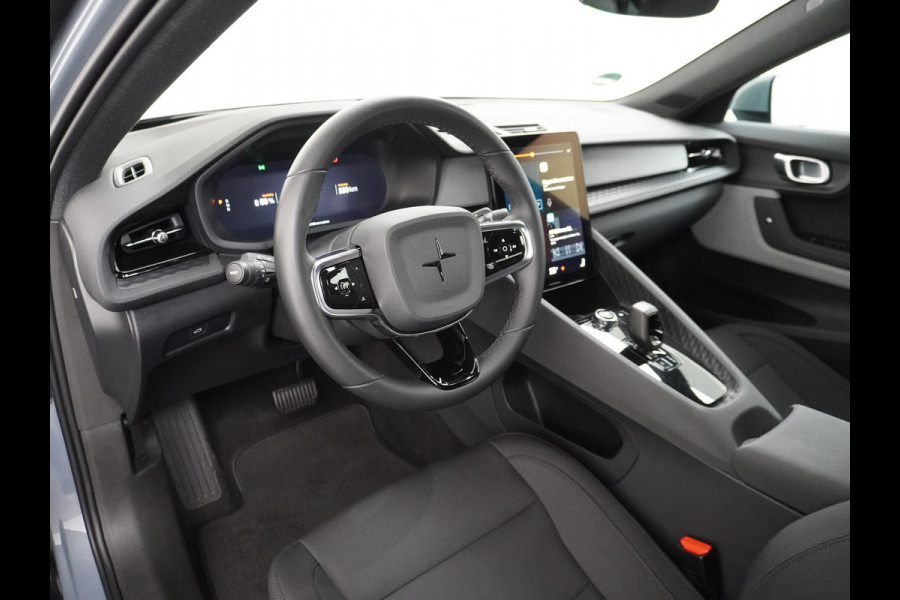 Polestar 2 Long Range 78kWh Carplay Android Auto Cruise Control Keyless Navi Ecc 360°Camera 19"LM Led-Pixel PDC Elektr.Klep Google Maps Blindspot Monitoring Stoelverwarming Regen-Lichtsensor Virtual-Cockpit Hill-Assist Lane Assist Origineel Nederlandse Auto Tot 150kw snel laden 1.500KG Trekvermogen €54.400 nieuwprijs