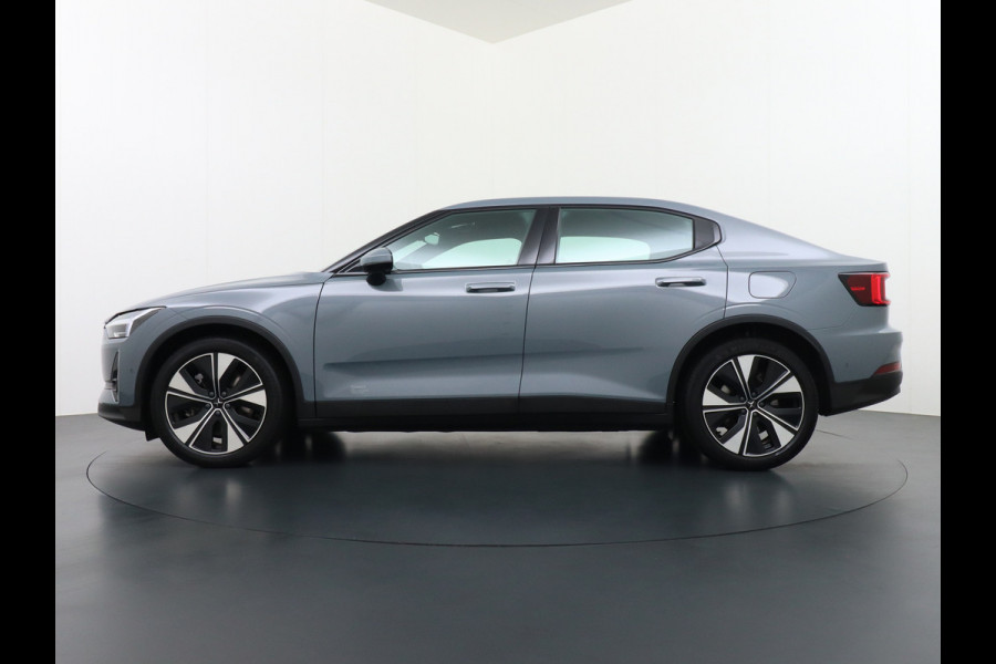 Polestar 2 Long Range 78kWh Carplay Android Auto Cruise Control Keyless Navi Ecc 360°Camera 19"LM Led-Pixel PDC Elektr.Klep Google Maps Blindspot Monitoring Stoelverwarming Regen-Lichtsensor Virtual-Cockpit Hill-Assist Lane Assist Origineel Nederlandse Auto Tot 150kw snel laden 1.500KG Trekvermogen €54.400 nieuwprijs