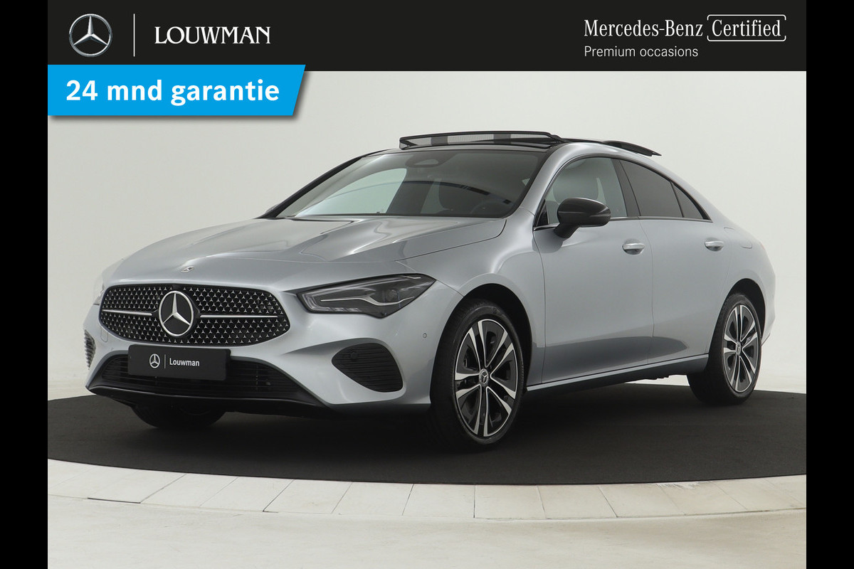 Mercedes-Benz CLA-Klasse 250 e Star Edition | Nightpakket | Panoramaschuifdak | 	USB pakket plus | Parkeerpakket met achteruitrijcamera | Dodehoekassistent | KEYLESS GO-comfortpakket | Sfeerverlichting | Draadloos oplaadsysteem voor smartphone  |