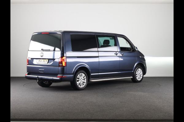 Volkswagen Transporter 2.0 TDI L2H1 30 DC Bulli 150 PK AUTOMAAT NAVI | TREKHAAK | SIDEBARS | DUBBEL CABINE