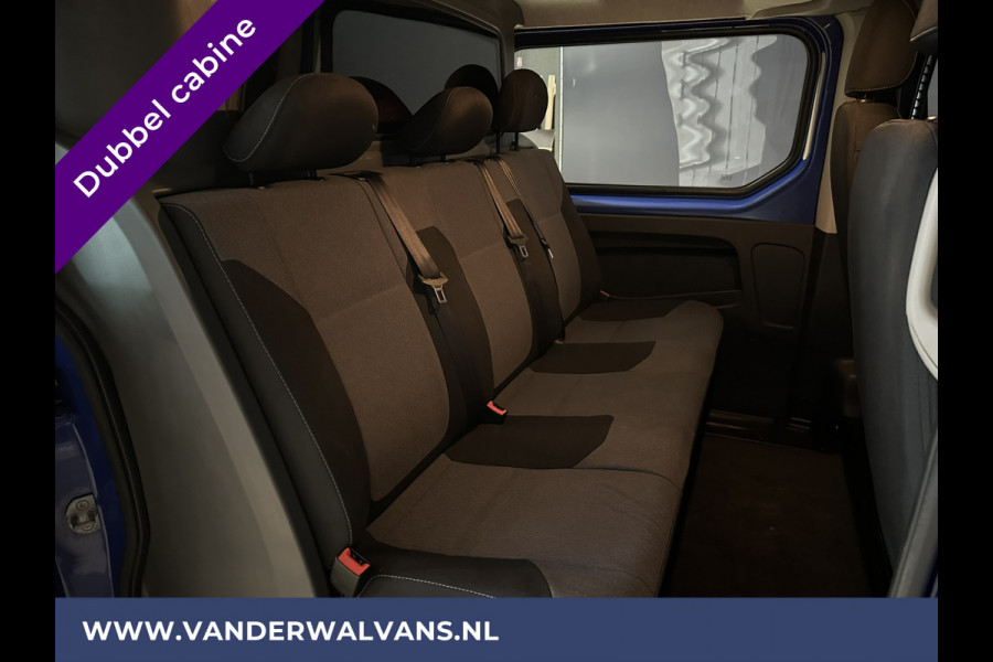 Opel Vivaro 1.6 CDTI 126pk L2H1 Dubbele cabine Euro6 Airco | 5-Zits | LED | Cruisecontrol | Trekhaak Parkeersensoren