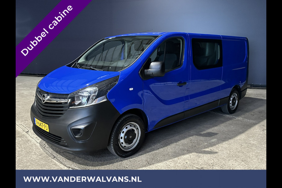 Opel Vivaro 1.6 CDTI 126pk L2H1 Dubbele cabine Euro6 Airco | 5-Zits | LED | Cruisecontrol | Trekhaak Parkeersensoren