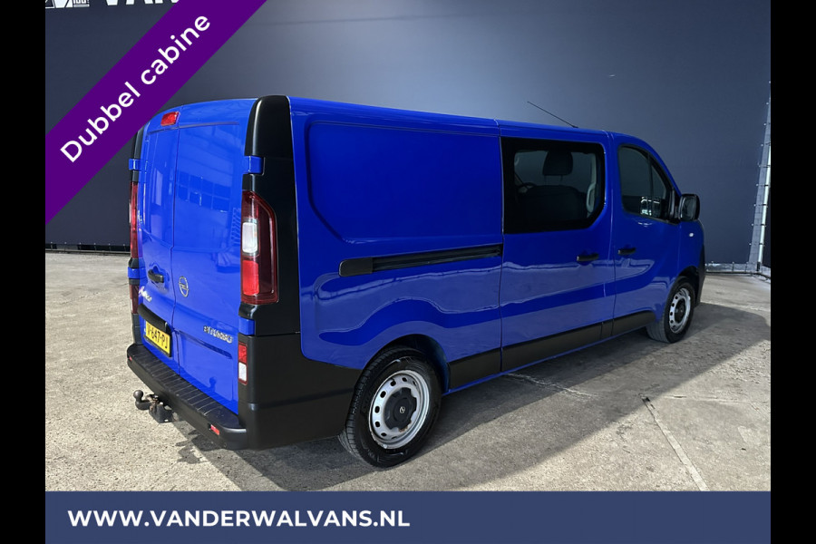 Opel Vivaro 1.6 CDTI 126pk L2H1 Dubbele cabine Euro6 Airco | 5-Zits | LED | Cruisecontrol | Trekhaak Parkeersensoren