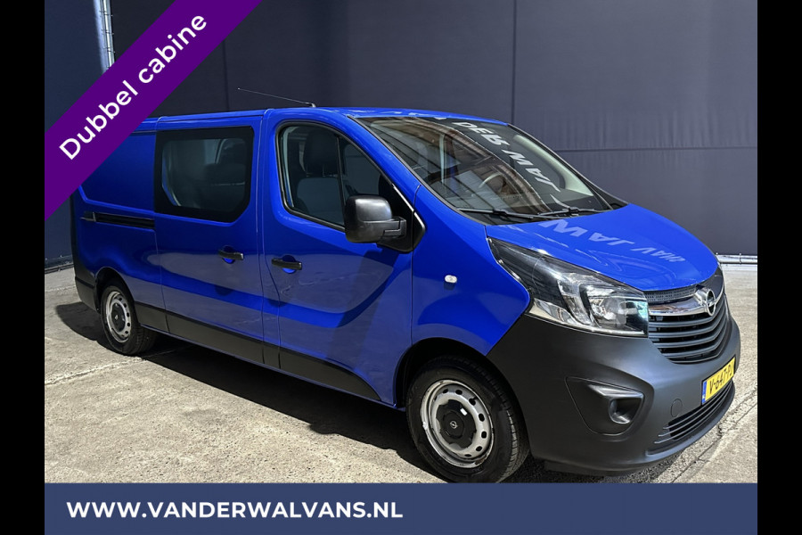 Opel Vivaro 1.6 CDTI 126pk L2H1 Dubbele cabine Euro6 Airco | 5-Zits | LED | Cruisecontrol | Trekhaak Parkeersensoren