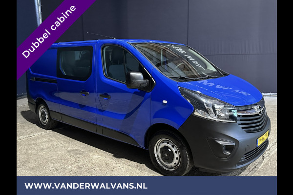 Opel Vivaro 1.6 CDTI 126pk L2H1 Dubbele cabine Euro6 Airco | 5-Zits | LED | Cruisecontrol | Trekhaak Parkeersensoren