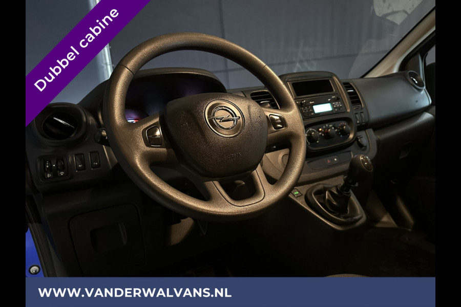 Opel Vivaro 1.6 CDTI 126pk L2H1 Dubbele cabine Euro6 Airco | 5-Zits | LED | Cruisecontrol | Trekhaak Parkeersensoren