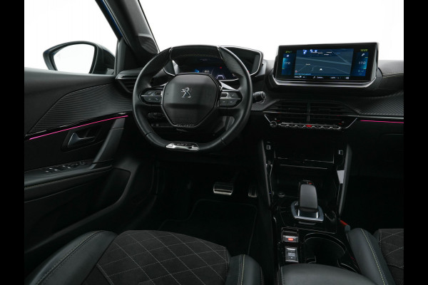 Peugeot e-208 EV GT Pack 50 kWh [ 3-Fase ] (INCL-BTW) *FULL-LED | DIGI-COCKPIT | BLINDSPOT | CAMERA | LEATHER-ALCANTARA | NAVI-FULLMAP | LANE-ASSIST | KEYLESS | DAB | CCS-FASTLOADER | HEATED-SPORTSEATS | AMBIENT-LIGHT | 17"ALU*