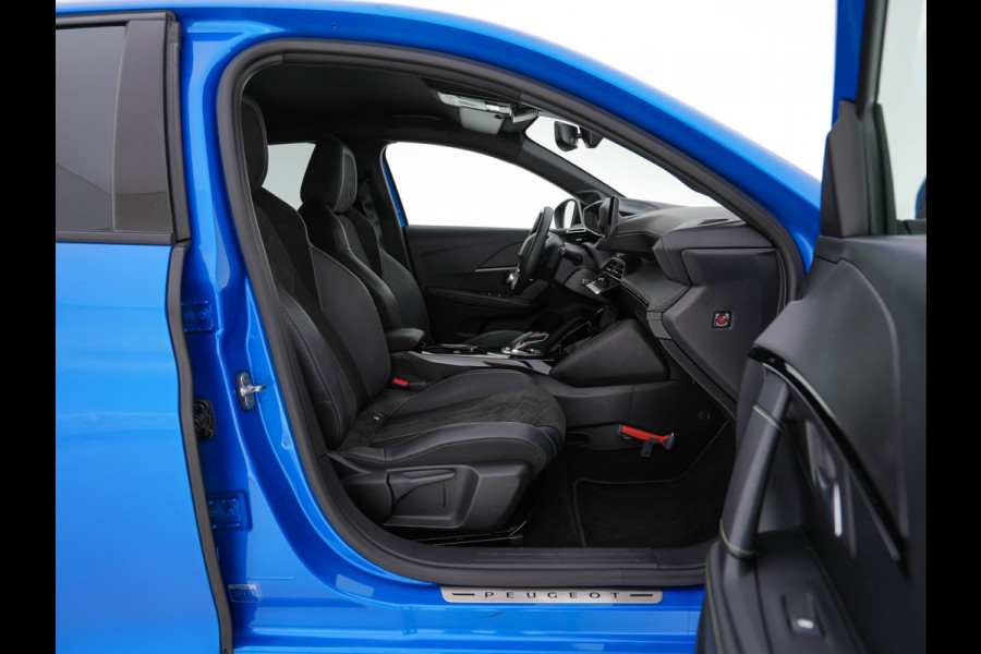 Peugeot e-208 EV GT Pack 50 kWh [ 3-Fase ] (INCL-BTW) *FULL-LED | DIGI-COCKPIT | BLINDSPOT | CAMERA | LEATHER-ALCANTARA | NAVI-FULLMAP | LANE-ASSIST | KEYLESS | DAB | CCS-FASTLOADER | HEATED-SPORTSEATS | AMBIENT-LIGHT | 17"ALU*