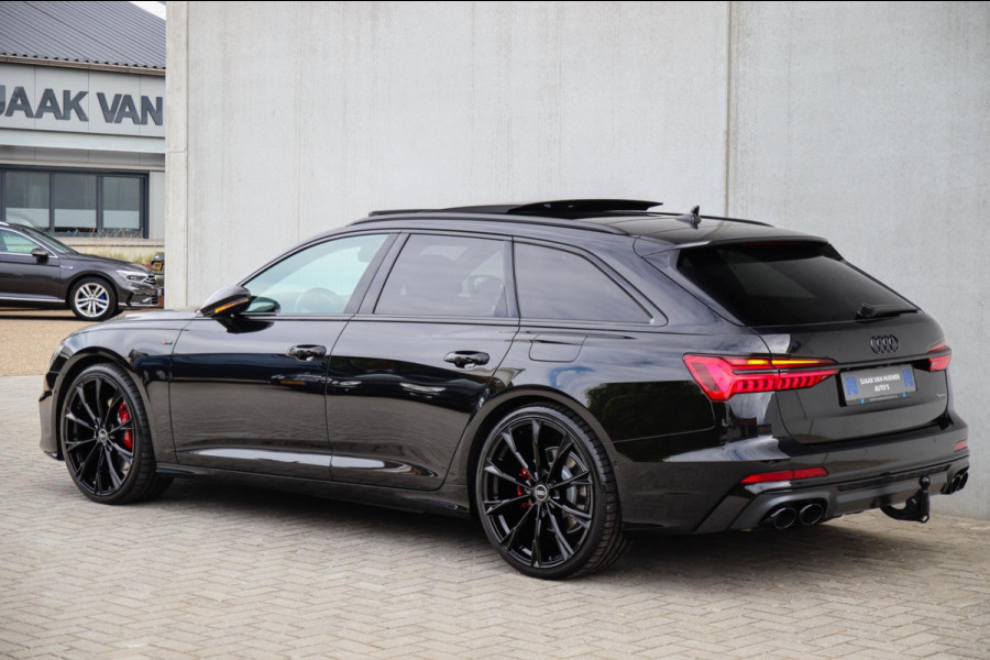 Audi A6 Avant 55 TFSI e Quattro Competition S line Edition 367pk Automaat|Panoramadak|Virtual Cockpit|Leder+Memory|HD Matrix|Black