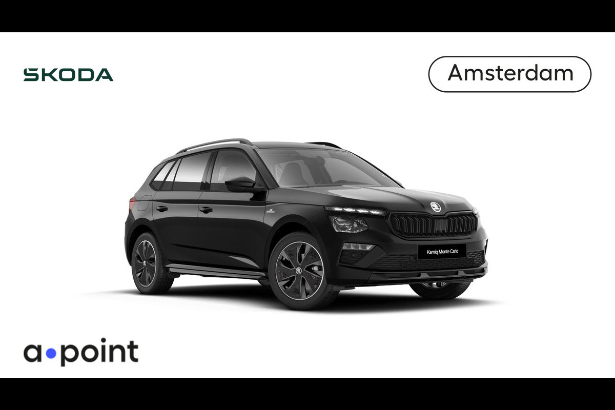 Škoda Kamiq Monte Carlo 1.0 TSI 115 pk 7 versn. DSG | Travel assist plus | Winter pakket Škoda Kamiq Monte Carlo 1.0 TSI 115 pk 7 versn. DSG | Travel assist plus | Winter pakket