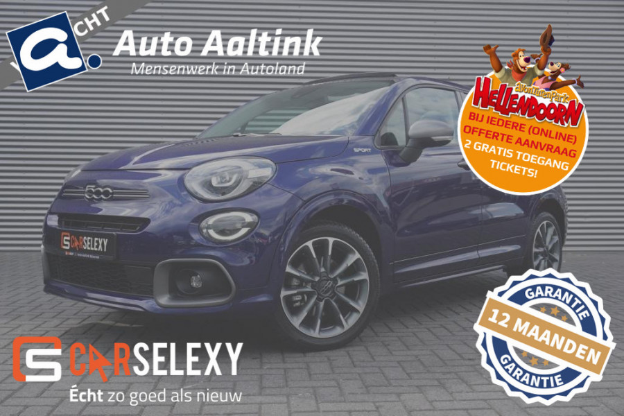 Fiat 500X 130PK Hybr. Sport Cabrio AUTOMAAT ADAPTIVE | LEDER | FULL-LED!! VERKOCHT