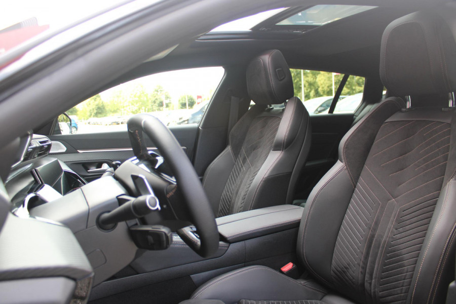 Peugeot 508 SW 1.6 HYbrid 225PK GT ** NIEUW MODEL** | NAVIGATIE |PANORAMISCH SCHUIFDAK|KOPLAMPEN MATRIX LED | NIGHTVISION | WEGKLAPBARE TREKHAAK |BEKLEDING LEDER/ALCATARA MISTRAL |COMFORTSTOELEN MET VERSTELBARE NEUS EN ELEKTRISCHVERSTELBARE HELLINGSHOEK|STOELVERWARMING |DRAADLOOS APPLE CARPLAY/ANDROID AUTO | NIGHT VISION PACK | ADAPTIEF ONDERSTEL|7,4 KW LADEN| 19'' AUGUSTA LICHTMETALEN VELGEN | HIFI FOCAL| ADAPTIEVE CRUISECONTROL | HANDSFREE ELEKTRISCH BEDIENBARE ACHTERKLEP|ALARMSYSTEEM AF FABRIEK|DONKER GETINTE ACHTERRUITEN |