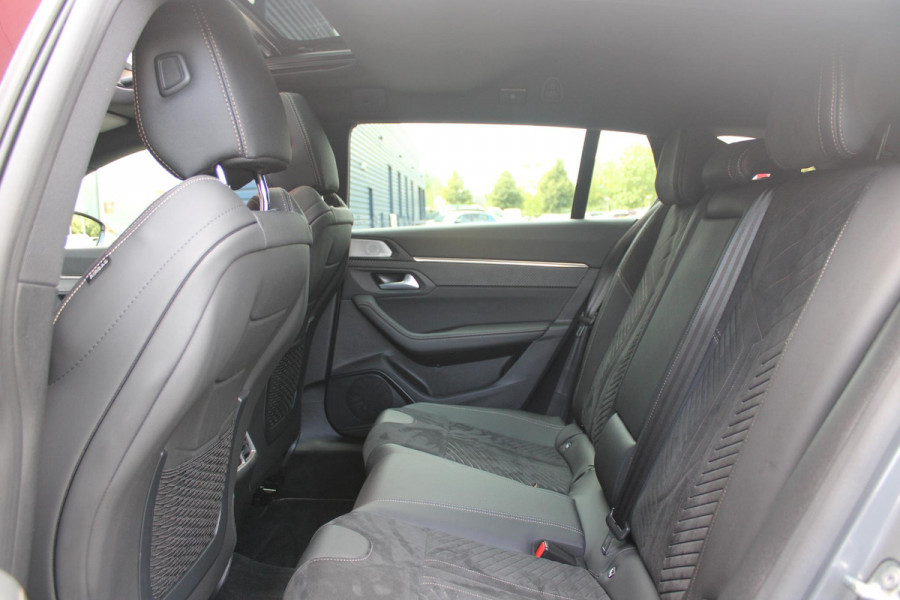 Peugeot 508 SW 1.6 HYbrid 225PK GT ** NIEUW MODEL** | NAVIGATIE |PANORAMISCH SCHUIFDAK|KOPLAMPEN MATRIX LED | NIGHTVISION | WEGKLAPBARE TREKHAAK |BEKLEDING LEDER/ALCATARA MISTRAL |COMFORTSTOELEN MET VERSTELBARE NEUS EN ELEKTRISCHVERSTELBARE HELLINGSHOEK|STOELVERWARMING |DRAADLOOS APPLE CARPLAY/ANDROID AUTO | NIGHT VISION PACK | ADAPTIEF ONDERSTEL|7,4 KW LADEN| 19'' AUGUSTA LICHTMETALEN VELGEN | HIFI FOCAL| ADAPTIEVE CRUISECONTROL | HANDSFREE ELEKTRISCH BEDIENBARE ACHTERKLEP|ALARMSYSTEEM AF FABRIEK|DONKER GETINTE ACHTERRUITEN |