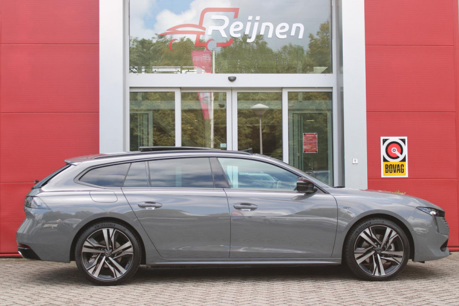 Peugeot 508 SW 1.6 HYbrid 225PK GT ** NIEUW MODEL** | NAVIGATIE |PANORAMISCH SCHUIFDAK|KOPLAMPEN MATRIX LED | NIGHTVISION | WEGKLAPBARE TREKHAAK |BEKLEDING LEDER/ALCATARA MISTRAL |COMFORTSTOELEN MET VERSTELBARE NEUS EN ELEKTRISCHVERSTELBARE HELLINGSHOEK|STOELVERWARMING |DRAADLOOS APPLE CARPLAY/ANDROID AUTO | NIGHT VISION PACK | ADAPTIEF ONDERSTEL|7,4 KW LADEN| 19'' AUGUSTA LICHTMETALEN VELGEN | HIFI FOCAL| ADAPTIEVE CRUISECONTROL | HANDSFREE ELEKTRISCH BEDIENBARE ACHTERKLEP|ALARMSYSTEEM AF FABRIEK|DONKER GETINTE ACHTERRUITEN |