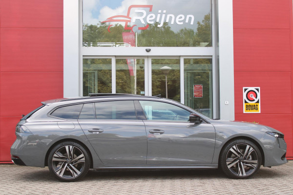 Peugeot 508 SW 1.6 HYbrid 225PK GT ** NIEUW MODEL** | NAVIGATIE |PANORAMISCH SCHUIFDAK|KOPLAMPEN MATRIX LED | NIGHTVISION | WEGKLAPBARE TREKHAAK |BEKLEDING LEDER/ALCATARA MISTRAL |COMFORTSTOELEN MET VERSTELBARE NEUS EN ELEKTRISCHVERSTELBARE HELLINGSHOEK|STOELVERWARMING |DRAADLOOS APPLE CARPLAY/ANDROID AUTO | NIGHT VISION PACK | ADAPTIEF ONDERSTEL|7,4 KW LADEN| 19'' AUGUSTA LICHTMETALEN VELGEN | HIFI FOCAL| ADAPTIEVE CRUISECONTROL | HANDSFREE ELEKTRISCH BEDIENBARE ACHTERKLEP|ALARMSYSTEEM AF FABRIEK|DONKER GETINTE ACHTERRUITEN |