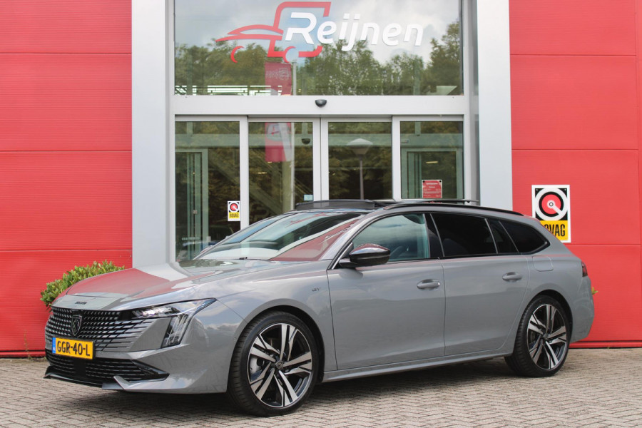 Peugeot 508 SW 1.6 HYbrid 225PK GT ** NIEUW MODEL** | NAVIGATIE |PANORAMISCH SCHUIFDAK|KOPLAMPEN MATRIX LED | NIGHTVISION | WEGKLAPBARE TREKHAAK |BEKLEDING LEDER/ALCATARA MISTRAL |COMFORTSTOELEN MET VERSTELBARE NEUS EN ELEKTRISCHVERSTELBARE HELLINGSHOEK|STOELVERWARMING |DRAADLOOS APPLE CARPLAY/ANDROID AUTO | NIGHT VISION PACK | ADAPTIEF ONDERSTEL|7,4 KW LADEN| 19'' AUGUSTA LICHTMETALEN VELGEN | HIFI FOCAL| ADAPTIEVE CRUISECONTROL | HANDSFREE ELEKTRISCH BEDIENBARE ACHTERKLEP|ALARMSYSTEEM AF FABRIEK|DONKER GETINTE ACHTERRUITEN |
