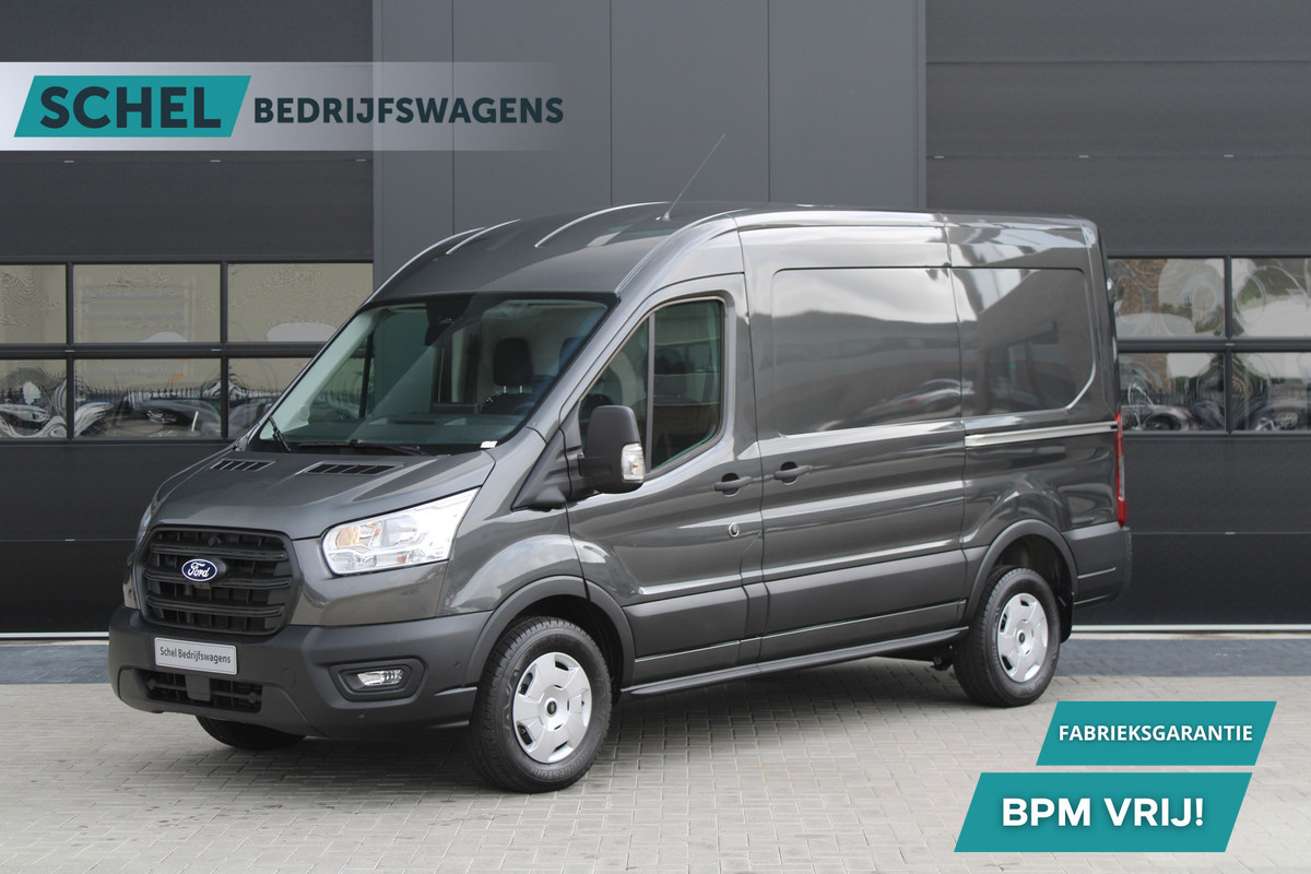Ford Transit 350 2.0 TDCI L2H2 Trend 165pk - Facelift - 2x Schuifdeur - Adaptive Cruise - Navigatie - Blind Spot - 360 Camera - Stoel - Stuur