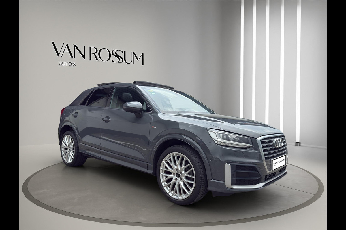 Audi Q2 1.4 TFSI CoD Launch Edition S-line Automaat Leder Panorama dak Stoelverwarming Led PDC