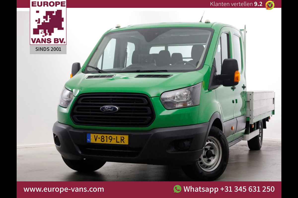 Ford Transit 350 2.0 TDCI 130pk E6 RWD D.C. Open Laadbak Trekhaak 2800kg 02-2018 Ford Transit 350 2.0 TDCI 130pk E6 RWD D.C. Open Laadbak Trekhaak 2800kg 02-2018