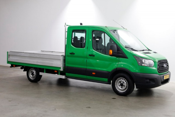 Ford Transit 350 2.0 TDCI 130pk E6 RWD D.C. Open Laadbak Trekhaak 2800kg 02-2018