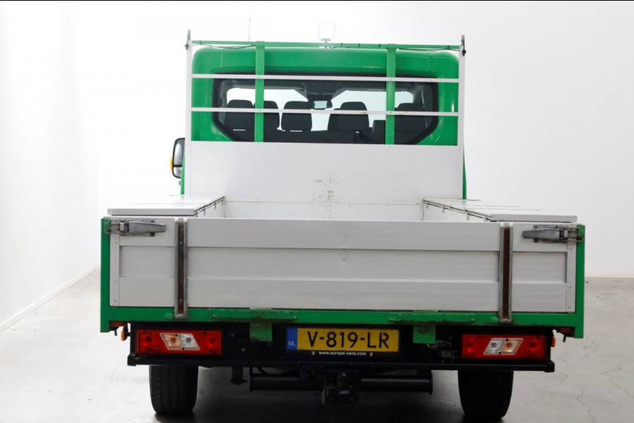 Ford Transit 350 2.0 TDCI 130pk E6 RWD D.C. Open Laadbak Trekhaak 2800kg 02-2018